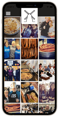Verboort festival app photo gallery screen